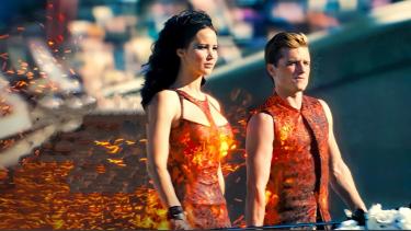 Katniss, Peeta, Parade, tribute