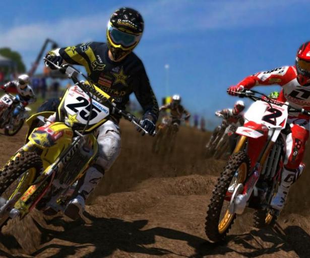This is a close race in MXGP on a track that has seen better days. 
