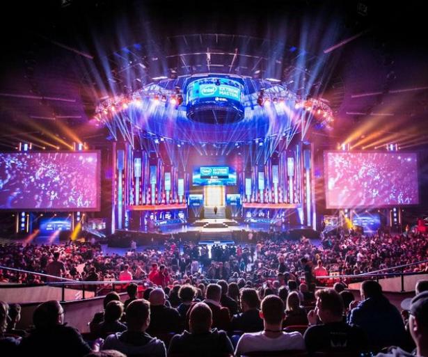 Stage during IEM Katowice 2017