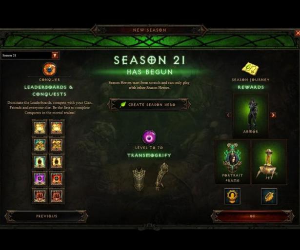 D3 Season 21 Things to Know