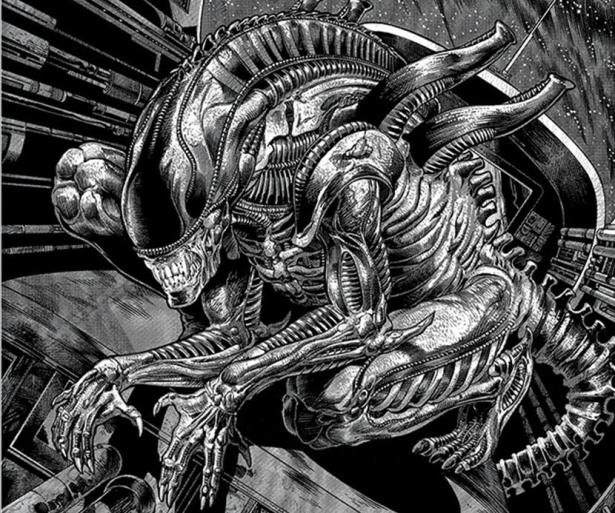 Comics with Aliens, alien comics