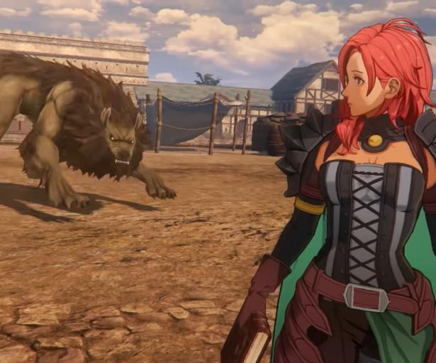 Hapi Fire Emblem: Three Houses using their abilities with a monster.