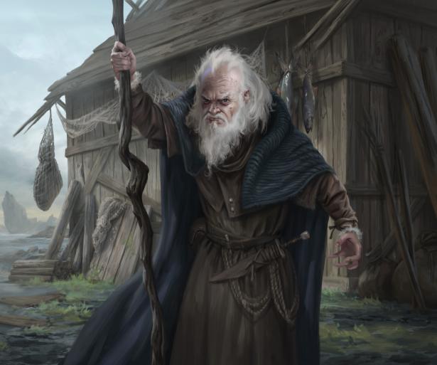 Wizards of the Coast: Malevolent Hermit by Daarken